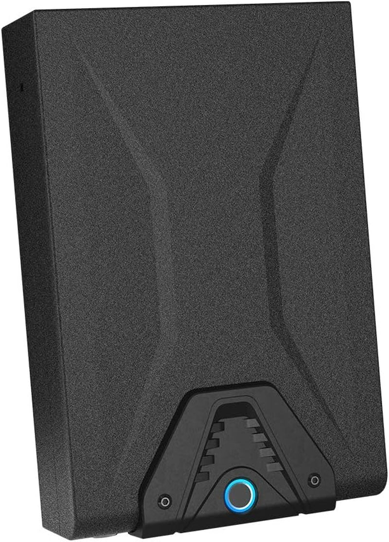 Gun Safe, Smart Pistol Safe Quick Access with Biometric Fingerprint, Handgun Safe for Nightstand