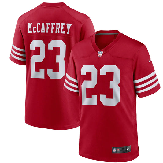 Youth  Christian Mccaffrey Scarlet San Francisco 49Ers Game Jersey