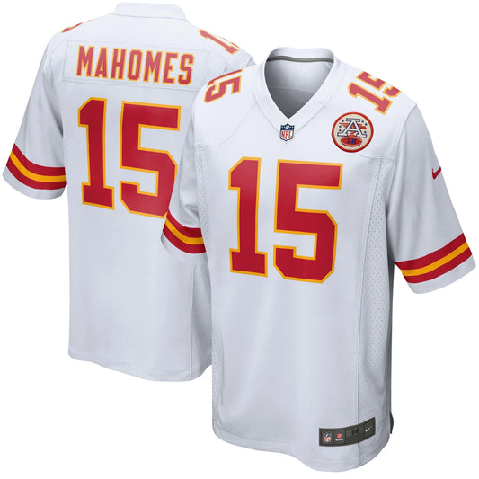 Youth  Patrick Mahomes White Kansas City Chiefs Game Jersey