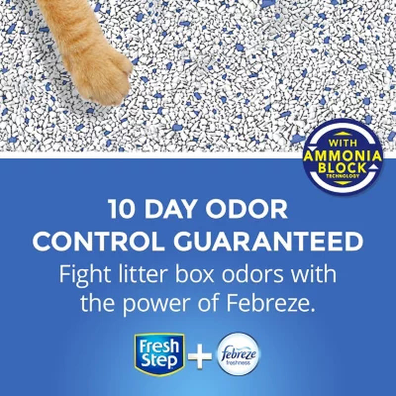 Fresh Step Extra Strength Multi-Cat Scented Clumping Litter W/ Febreze, 42 Lbs.