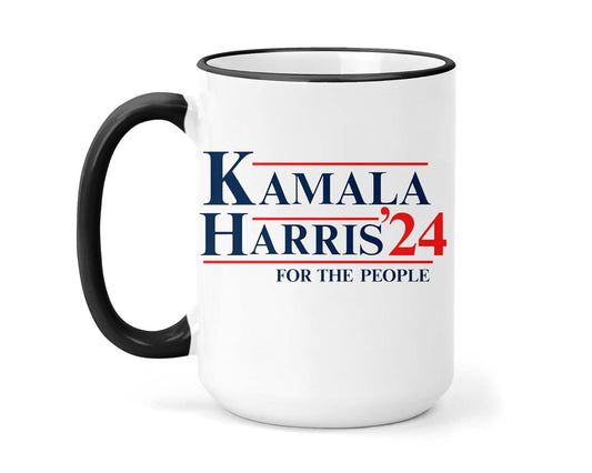 Kamala Harris 2024 Coffee Mug - Large 15 Oz Ceramic Mug