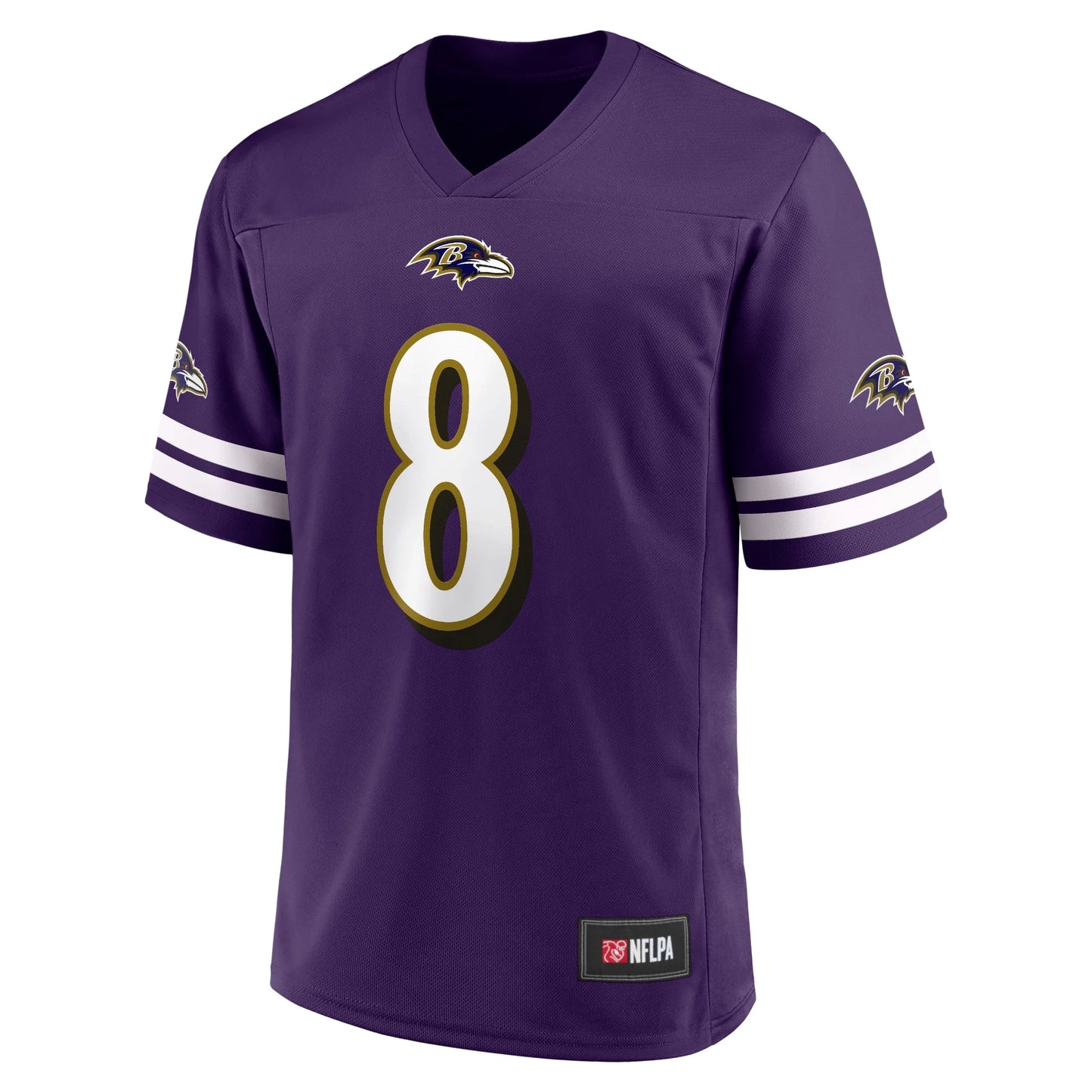 Men's  Lamar Jackson Purple Baltimore Ravens Replica Player Jersey