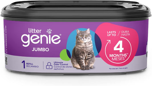 Refill Bags | Jumbo 1-Pack | up to 4 Months of Supply in 1 Cartridge | Ultimate Odor Control Cat Litter Bags