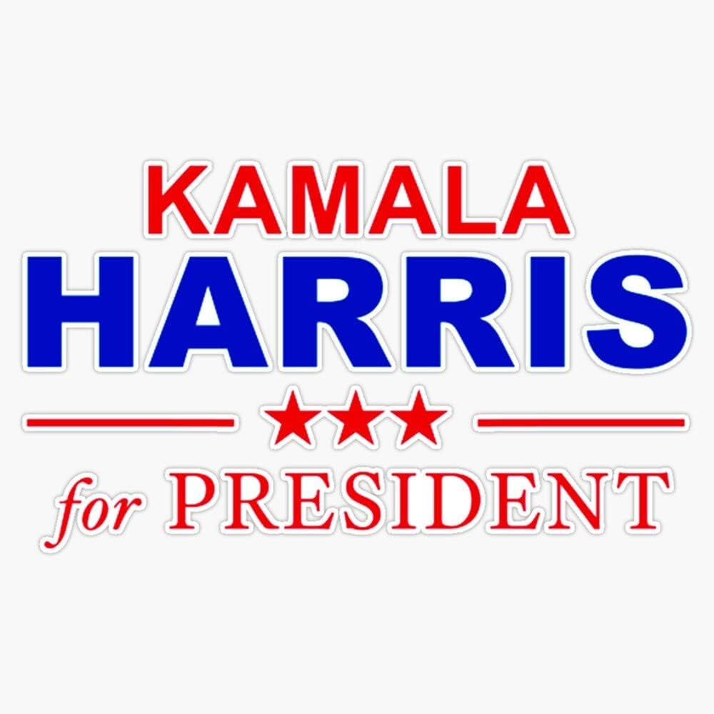 Kamala Harris for President, Sticker or Magnet (Magnet, 4")