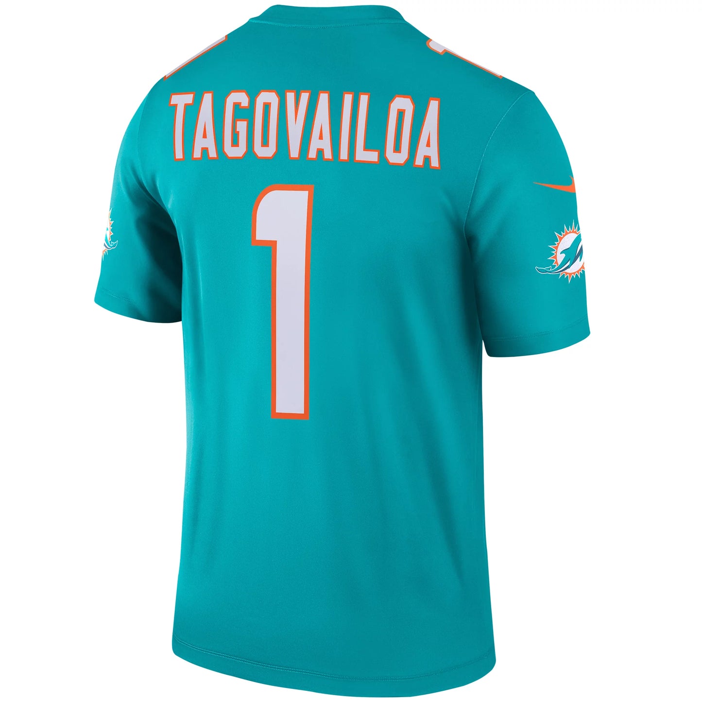 Men's  Tua Tagovailoa Aqua Miami Dolphins Legend Jersey