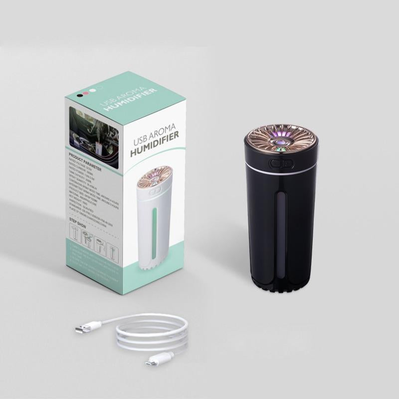 USB Rechargeable Car Air Purifier, Car Aromatherapy Machine with Atmosphere Light, Multifunctional Car Electrical Appliances