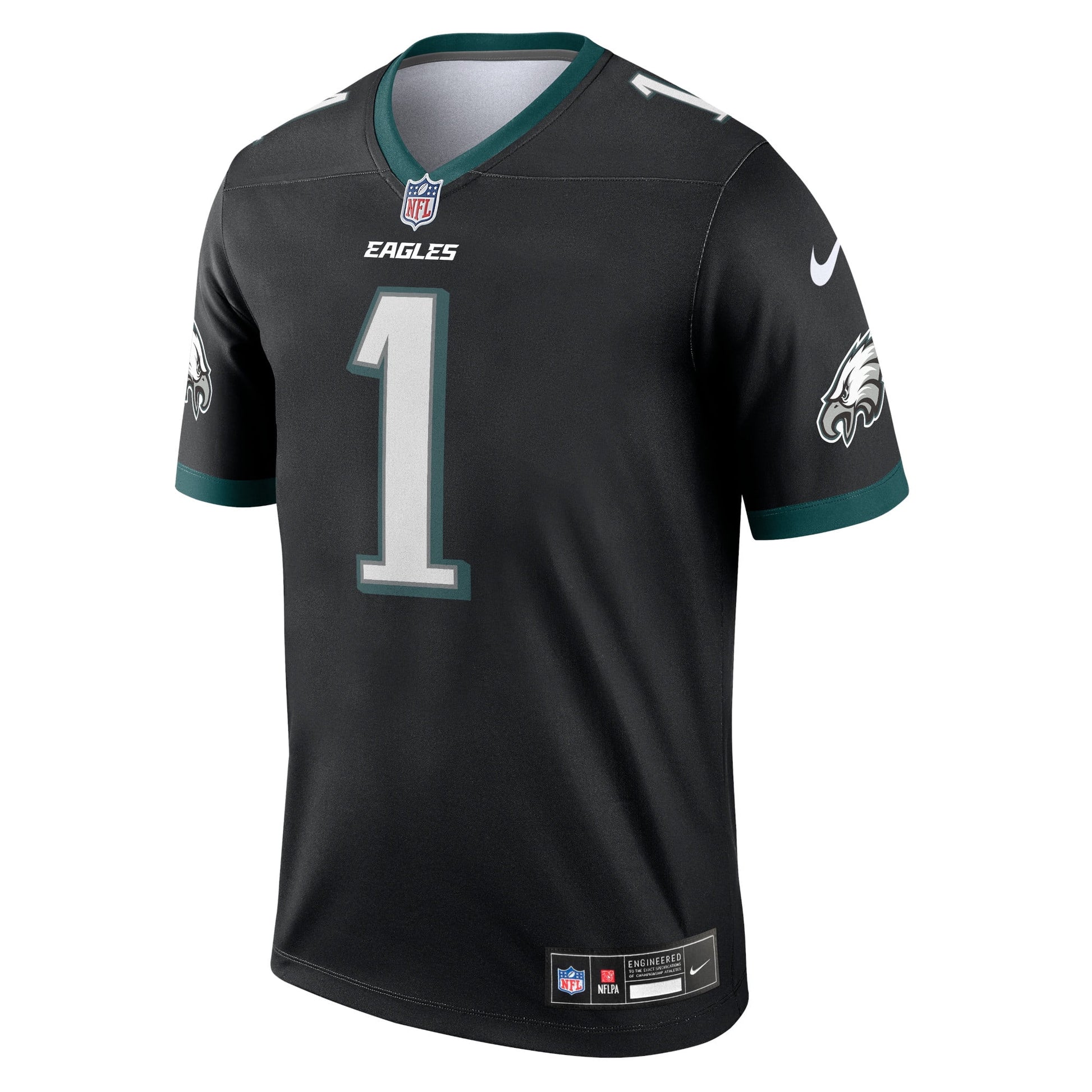 Men's  Jalen Hurts Black Philadelphia Eagles Legend Jersey