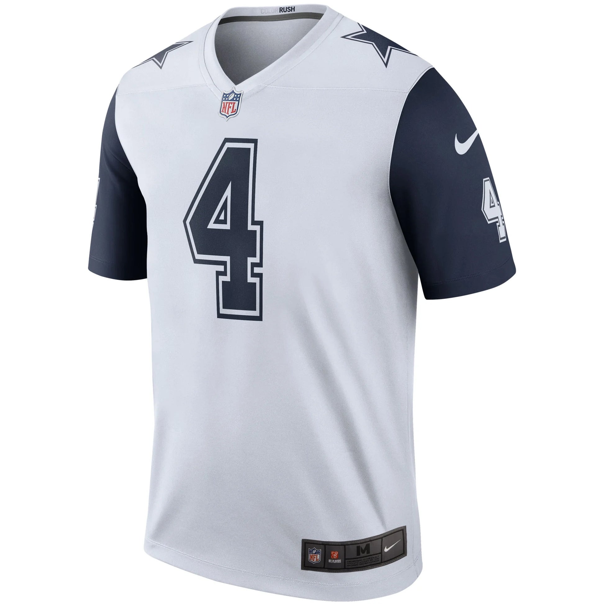 Men's  Dak Prescott White Dallas Cowboys Color Rush Legend Player Jersey