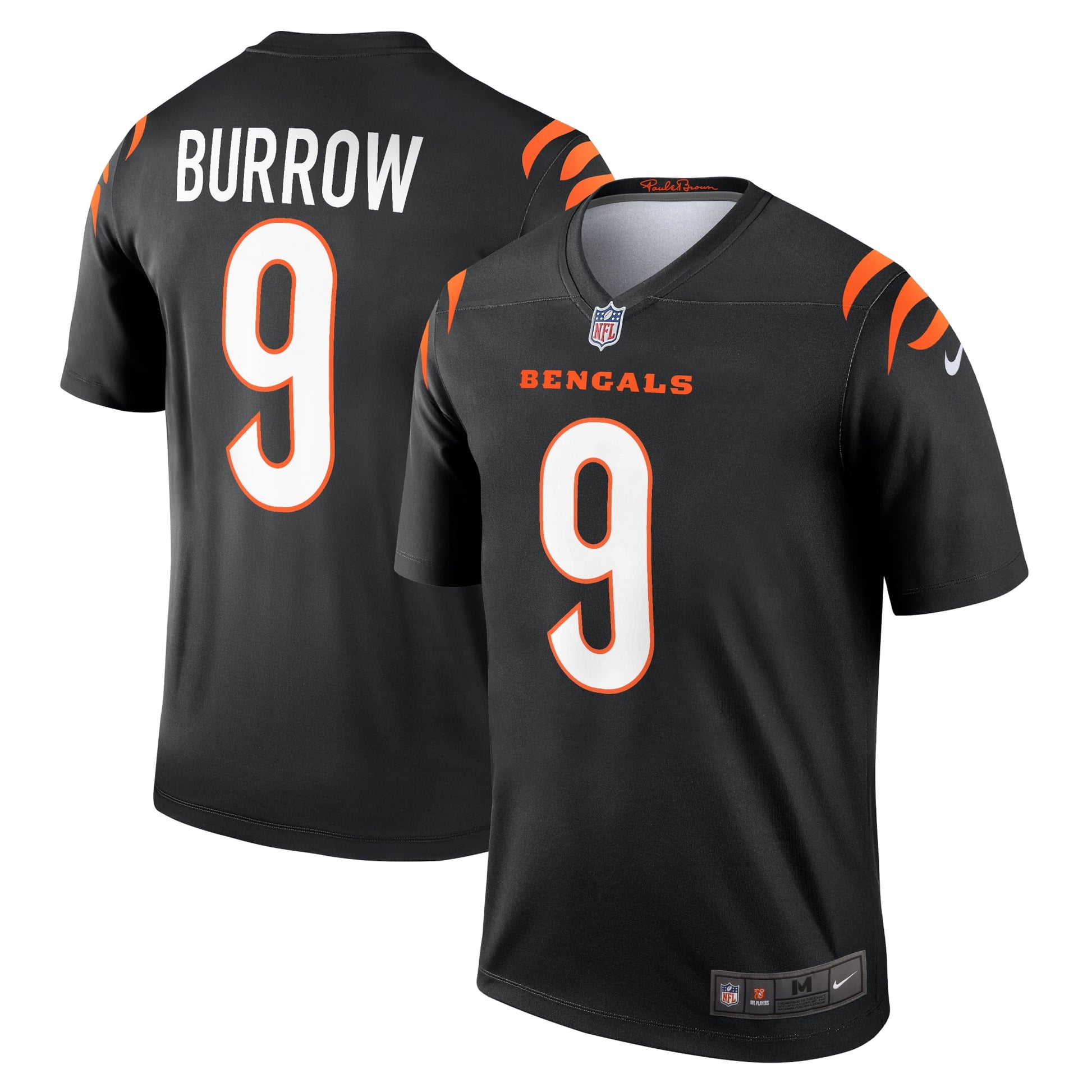 Men's  Joe Burrow Black Cincinnati Bengals Legend Jersey