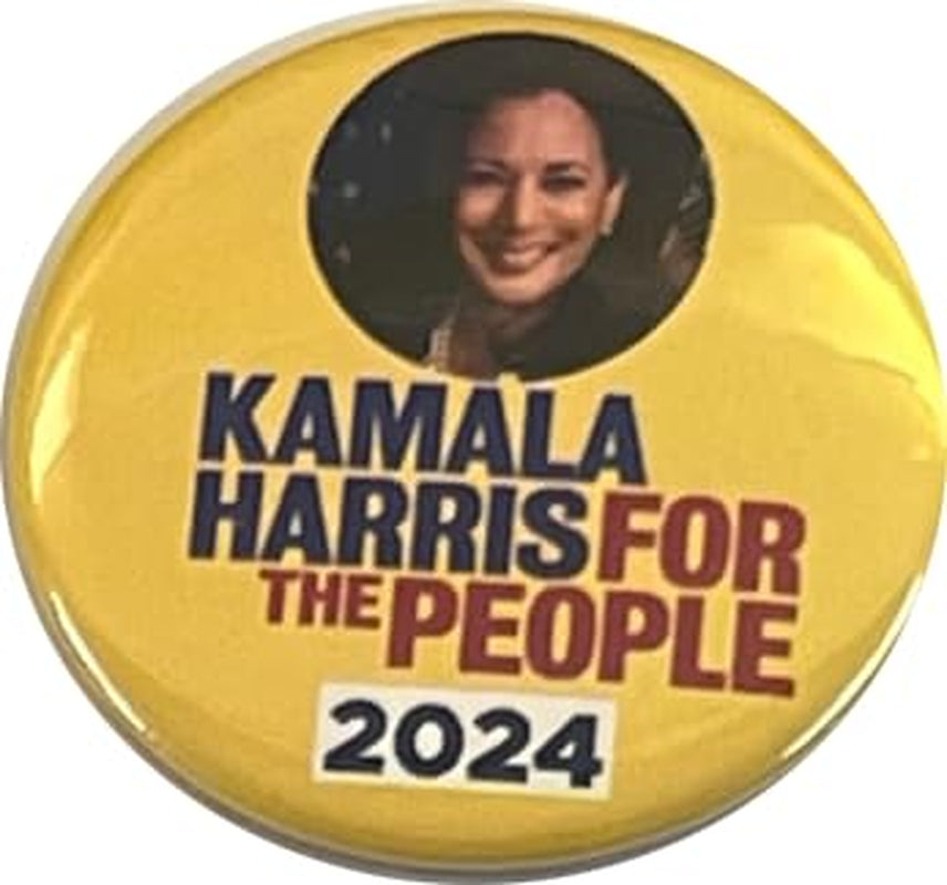 Kamala Harris for President Pins - Set of 4 Buttons (2.25 Inches)