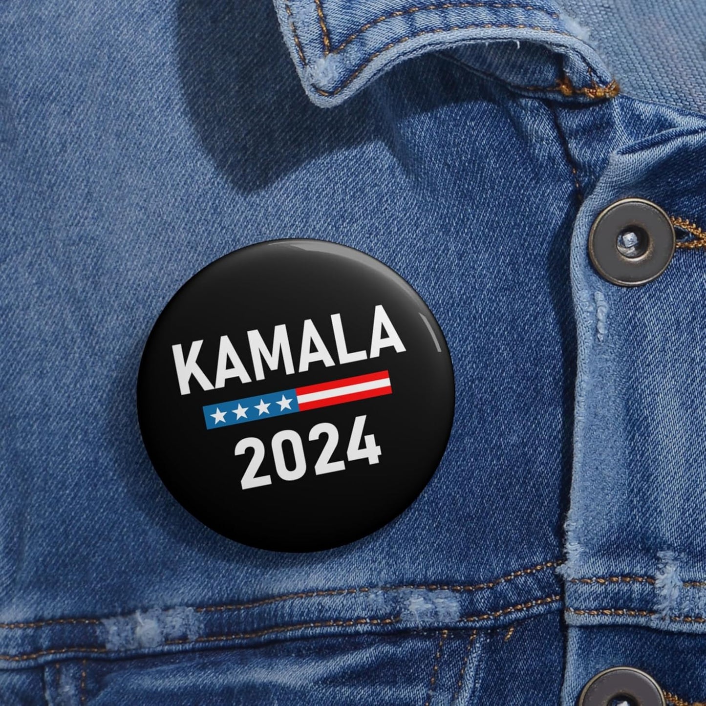 Kamala 2024 Button - Collectible Kamala Harris President Campaign Button 2.25"