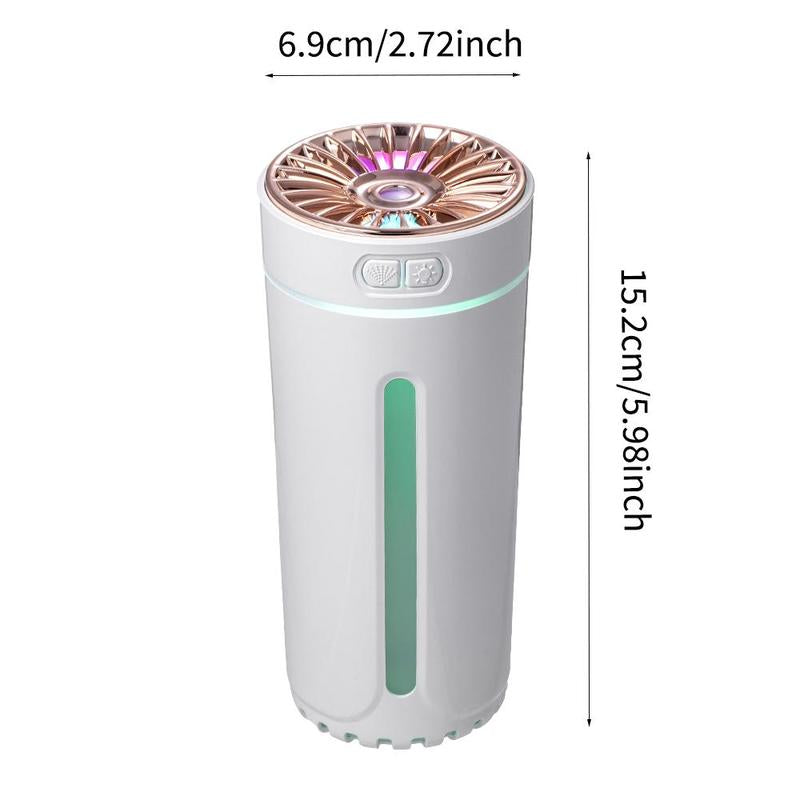 USB Rechargeable Car Air Purifier, Car Aromatherapy Machine with Atmosphere Light, Multifunctional Car Electrical Appliances