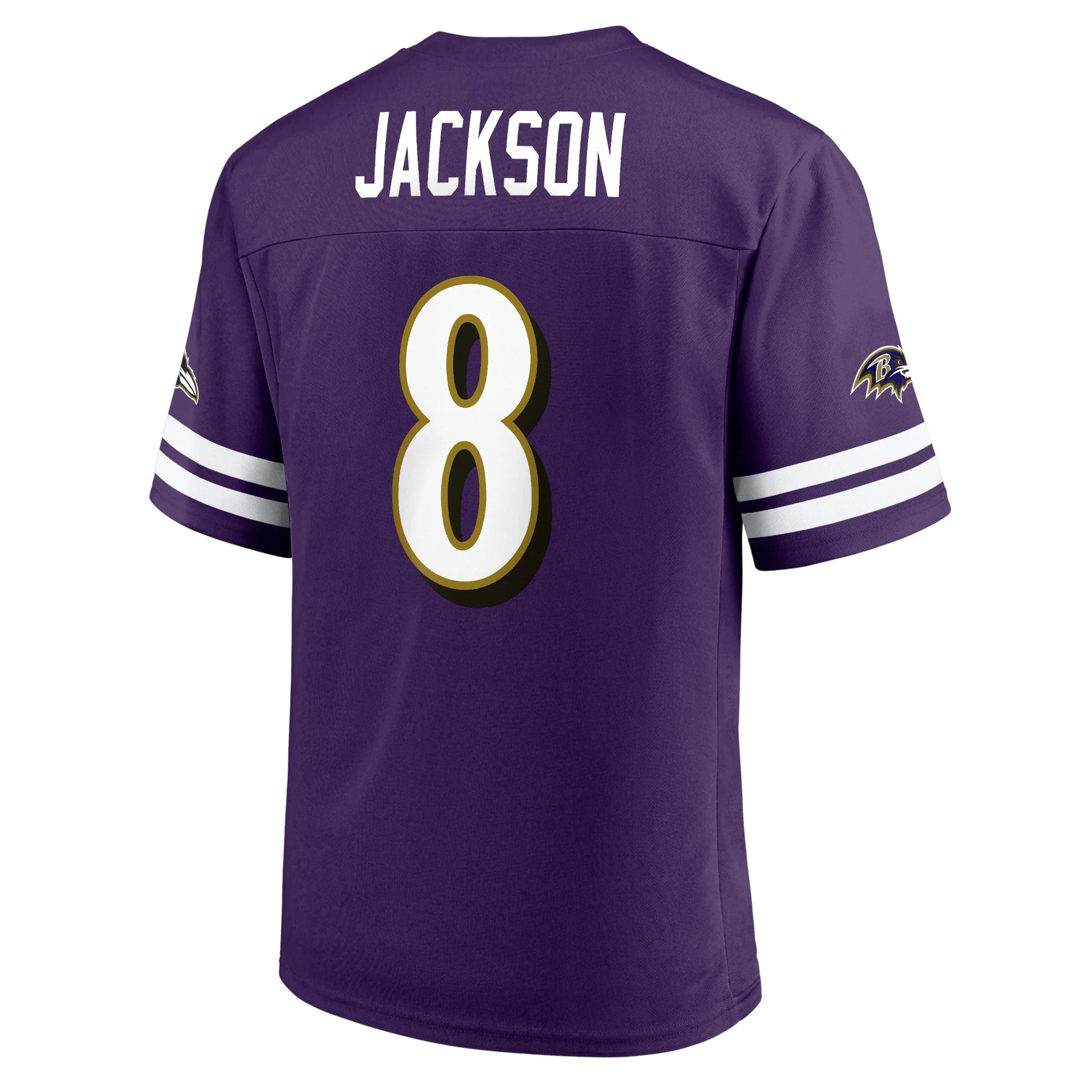 Men's  Lamar Jackson Purple Baltimore Ravens Replica Player Jersey