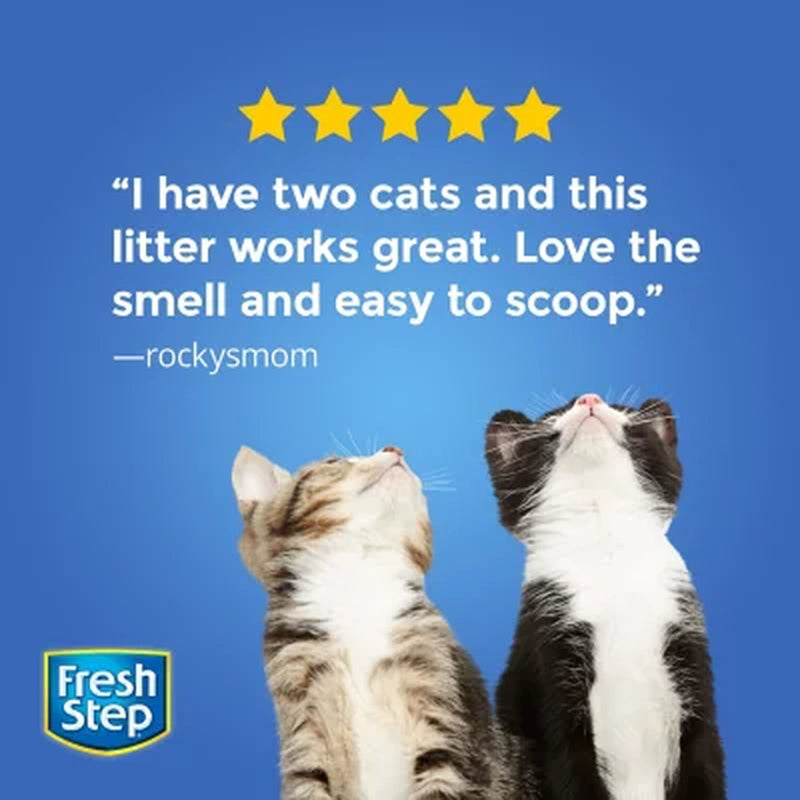 Fresh Step Extra Strength Multi-Cat Scented Clumping Litter W/ Febreze, 42 Lbs.