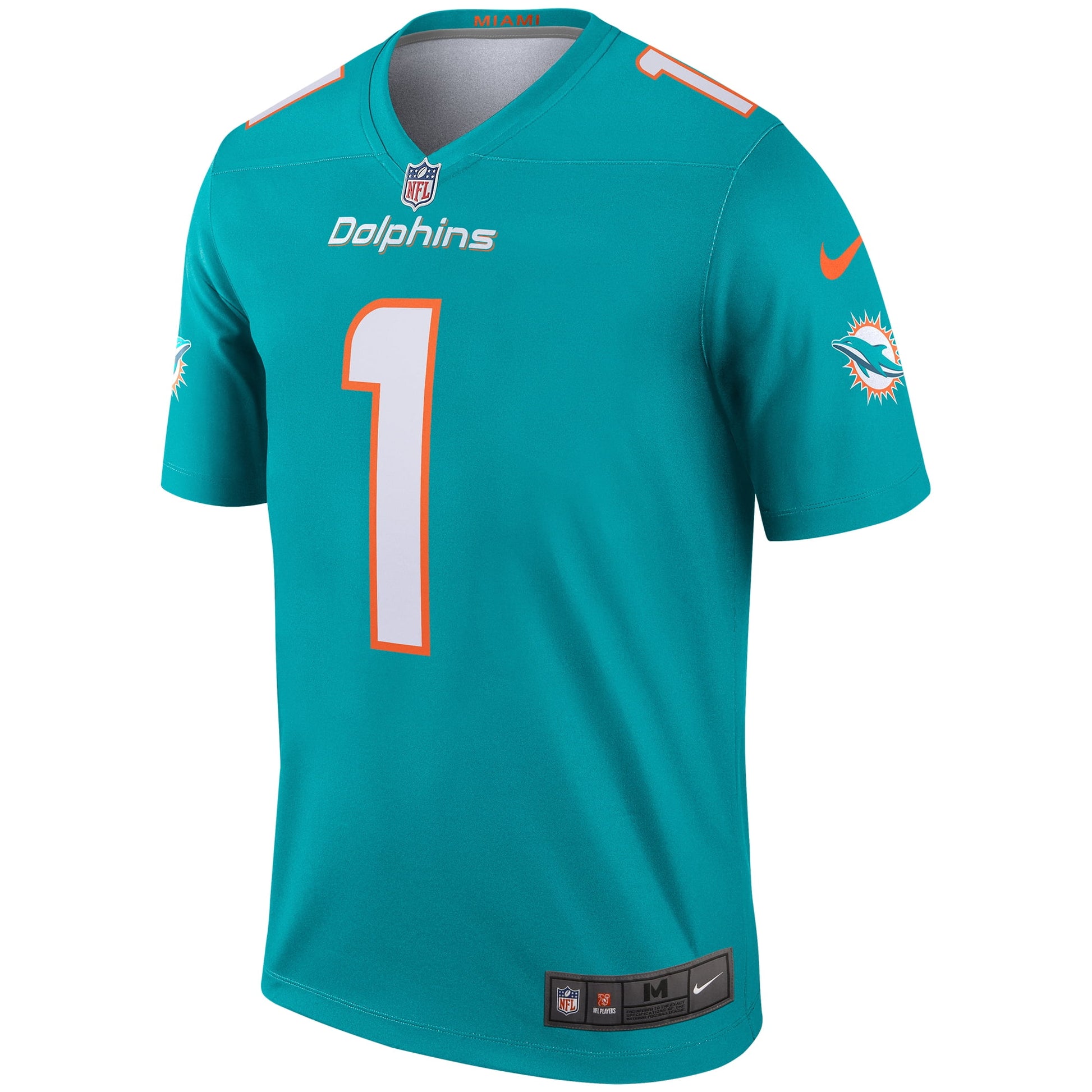 Men's  Tua Tagovailoa Aqua Miami Dolphins Legend Jersey